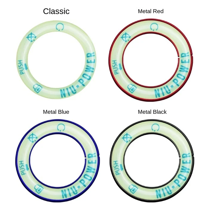 Electric Scooter Refitting Key Hole Decorative Ring Fluorescent Ignition Paste for Niu N1/n1s