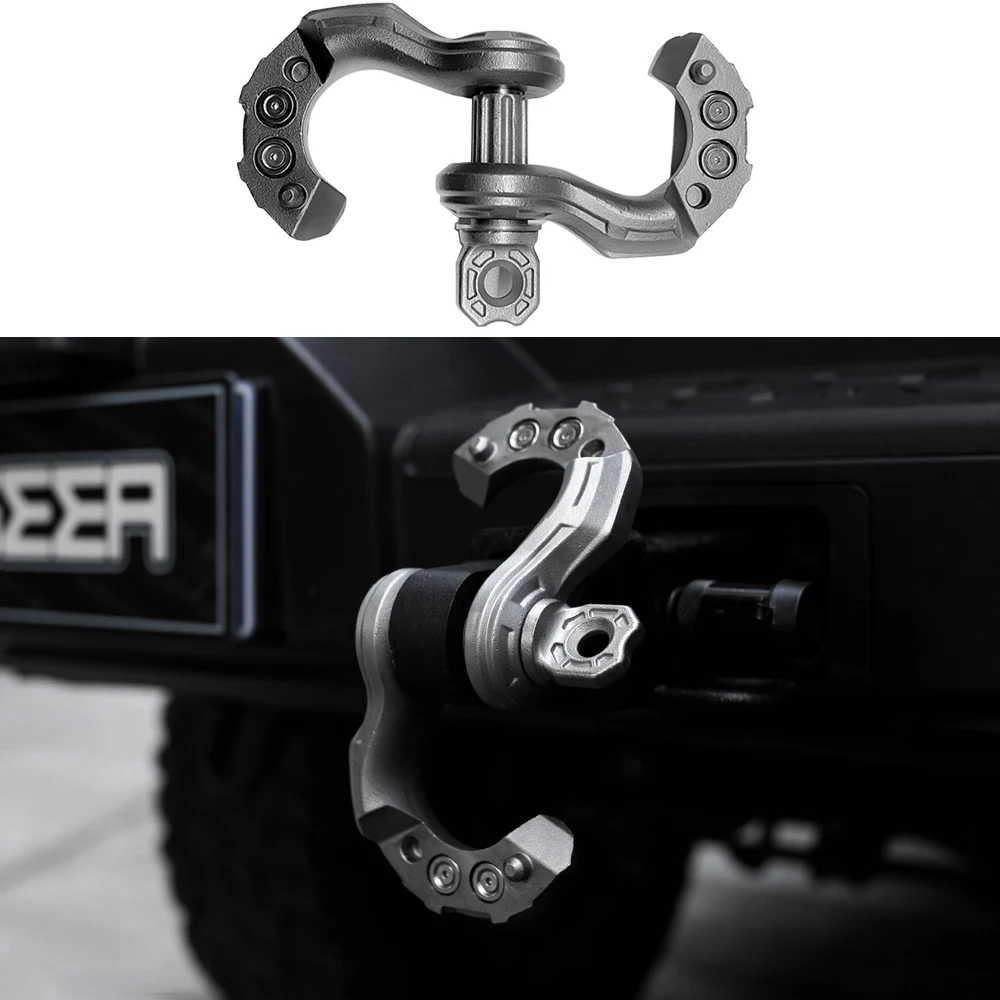 U-Shaped Tow Hook / D-Ring Shackle 3/4" for Offroad Bumpers, 304 Stainless Steel 14T Rated Load Quick Attach, J9066