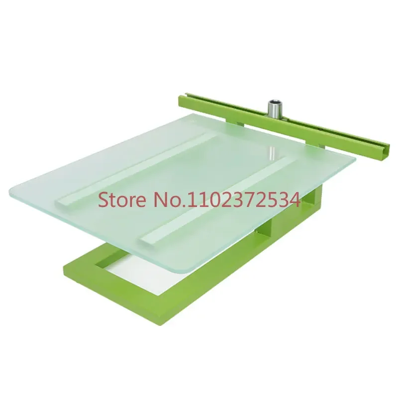 Screen printing table hand printing table T-shirt clothing screen printing equipment positioning code glass table