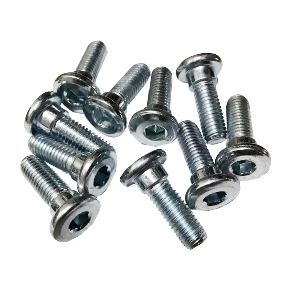 10pcs M8 X 20mm Brake Disc Mounting Screws Bolts for Motorcycle