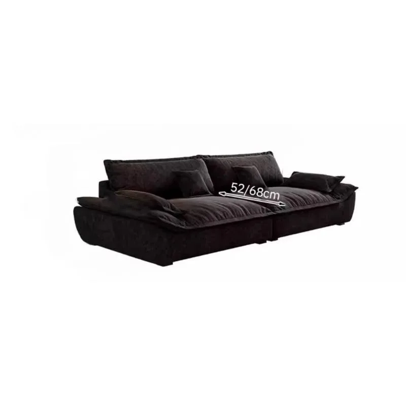 أرائك غرفة المعيشة الإيطالية كبيرة الحجم الحد الأدنى بمقعدين أرائك غرفة المعيشة الكسولة صالات أثاث منزلي حديث Divano Soggiorno #6