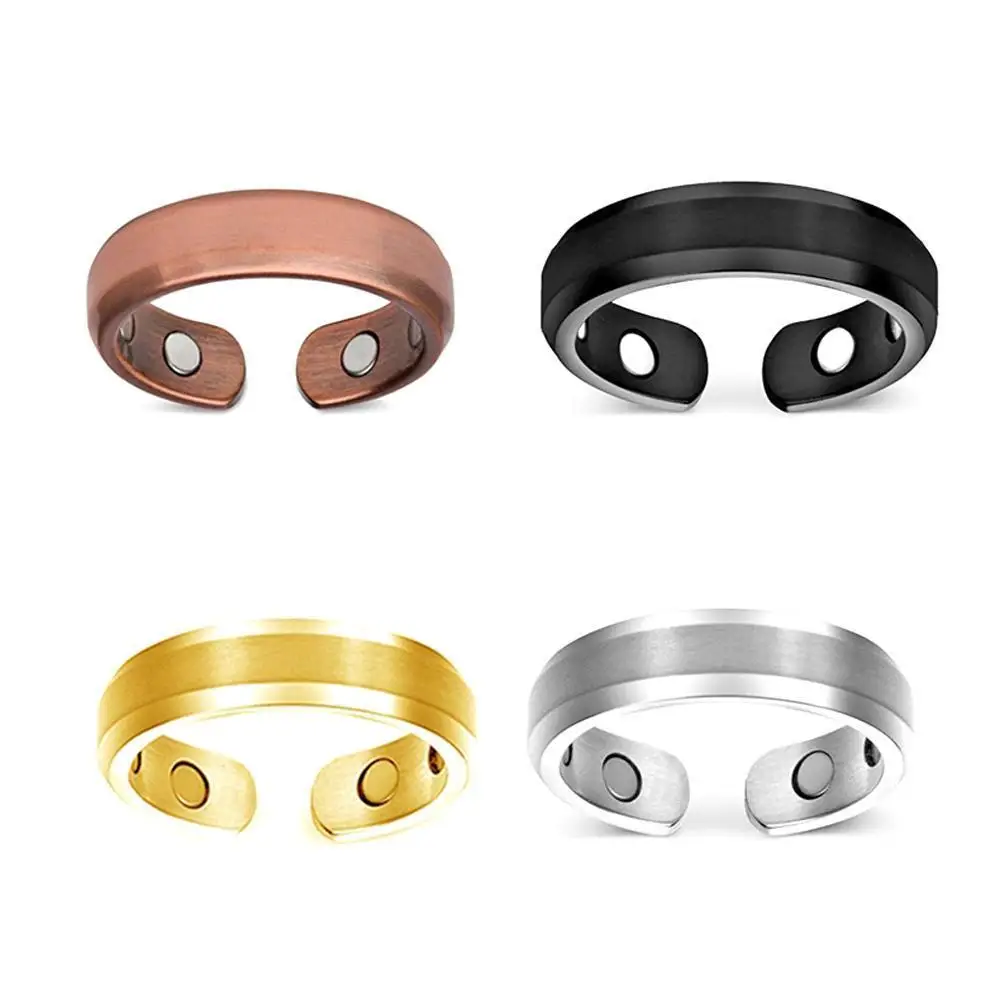 Men Lasting Therapeutic Magnetic Ring Women Slimming Ring Adjustable Magnet Rings Power Therapy Magnets Weight Loss Health Care