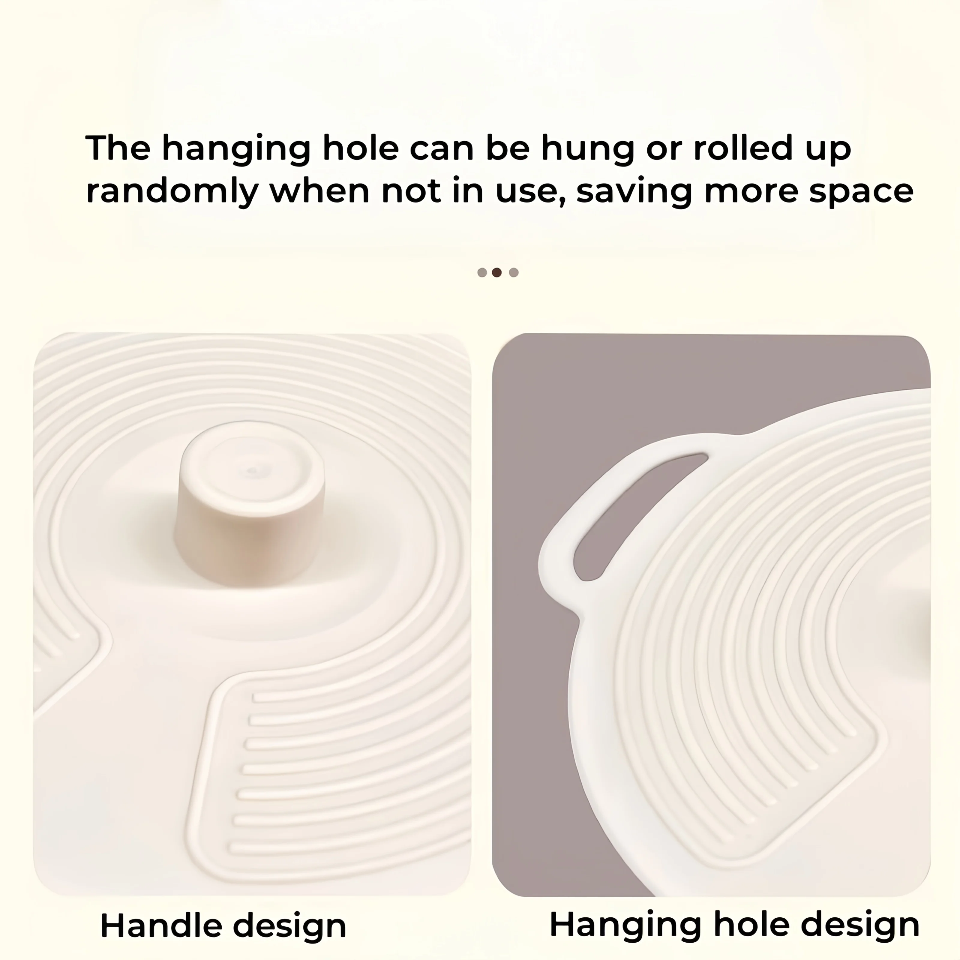 3/6pcs Silicone Lids Set with Double Handle Pot Lid Heat-Resistant Microwave Splatterproof Cover Reusable for Bowls Plates Pans image 6