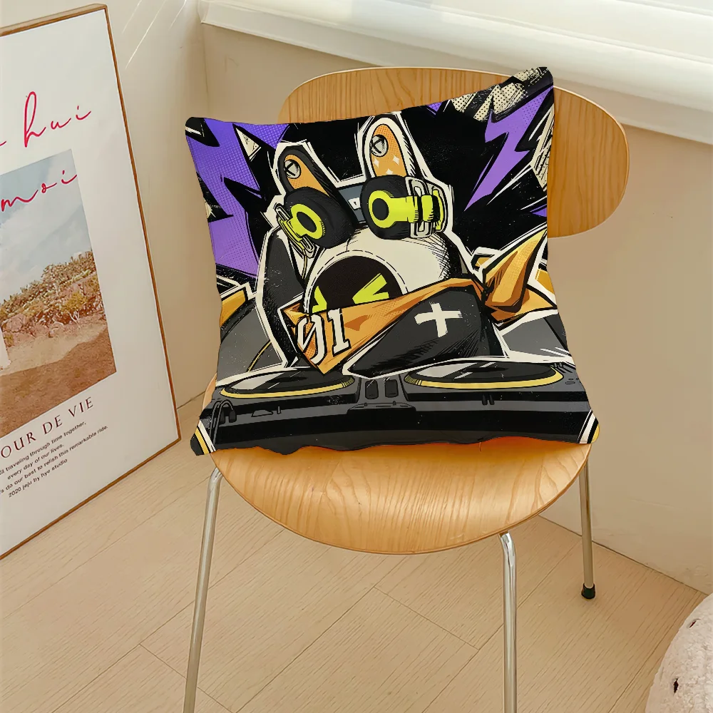 Zenless Zone Zero ZZZ Bangboo Pillow Case Sofa Decorative Home Double-sided Printing Short Plush Cushion Cover