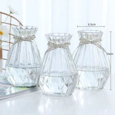 Wedding Table Vase Luxury Flower Grand Hydroponics Vases Terrarium Plant Jarrones Decorativos Moderno Aesthetic Room Decor