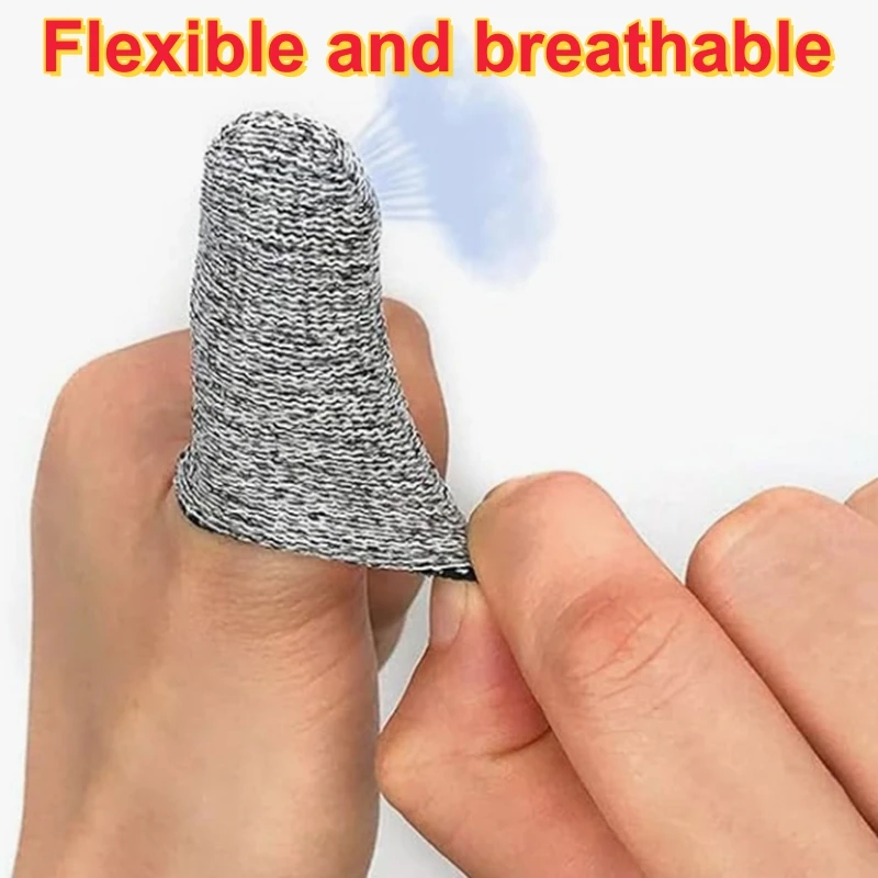 Level 5 Anti Cutting Finger Gloves Cut Resistant Safety Gloves For Kitchen Work Sculpture Picker Matching Fingertips Protector