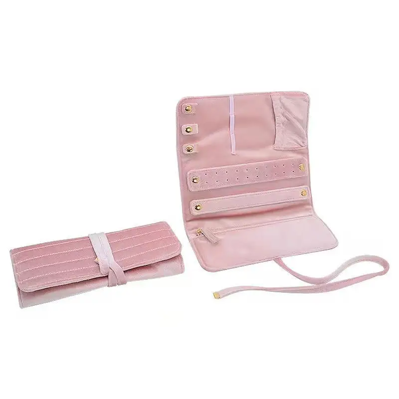 

Jewelry Bag Velvet Jewelry Storage Bag Necklace Earrings Ring Jewelry Storage Roll Bag Jewelry Display