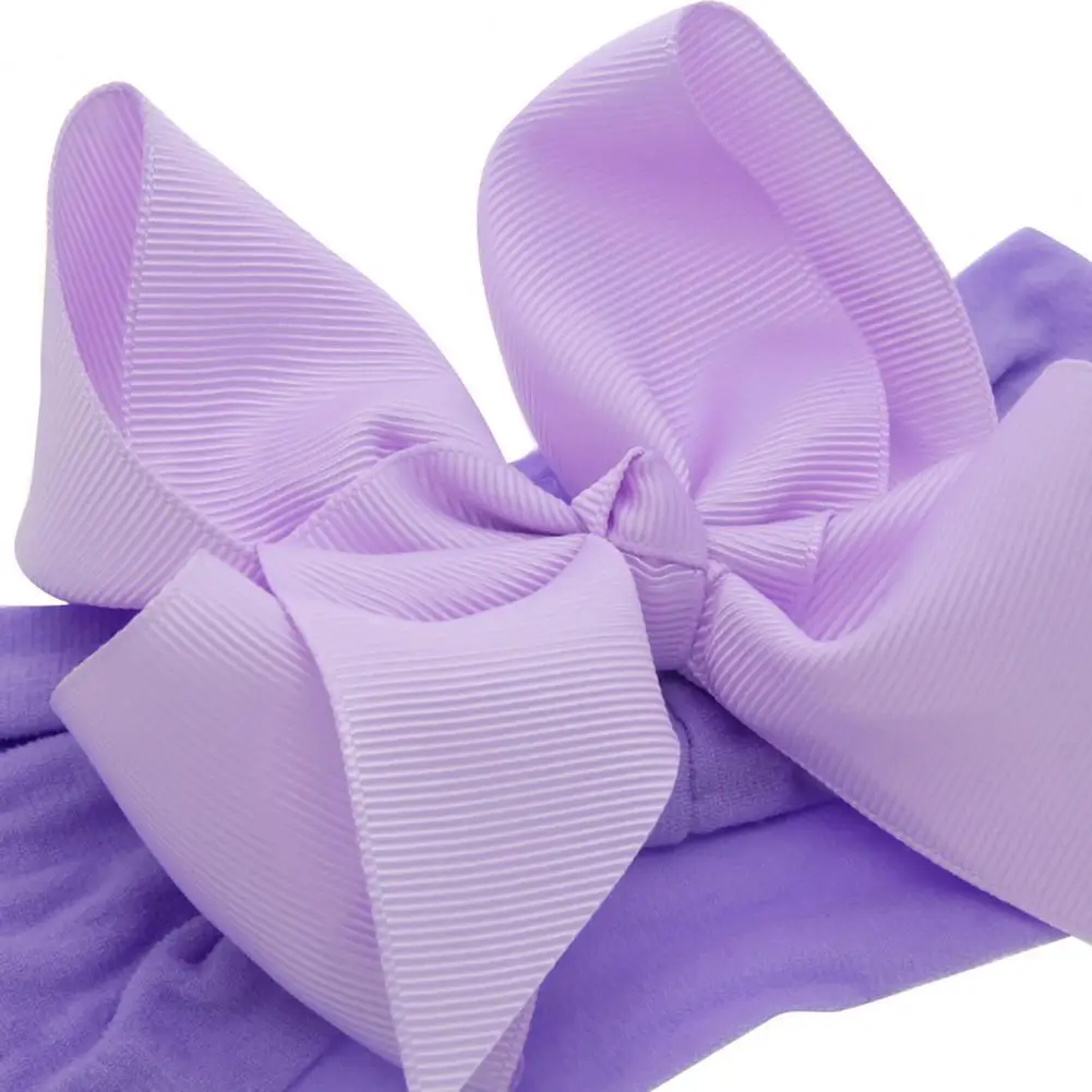 Baby Headband Bowknot Broadside Decorative Newborn Girls Boys Elastic Hair Band Headdress Accessories