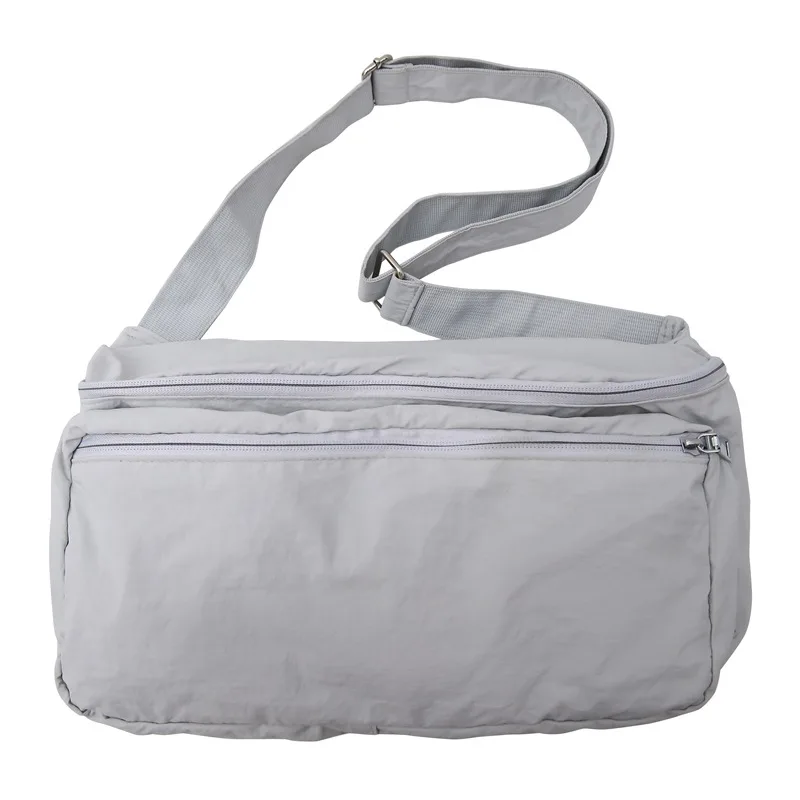 

Chest Crossbody Large Capacity Solid Color Shoulder Sling Lightweight Casual Daily Travel Wear with Adjustable Strap