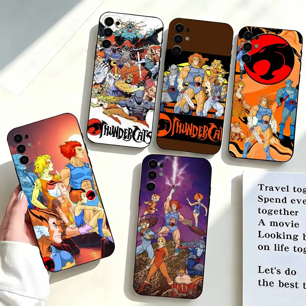 ThunderCats-s CARTOON  Phone Case For Samsung S25,S24,S21,S22,S23,S30,Ultra,S20,Plus,Fe,Lite,Note,10,Black Cover