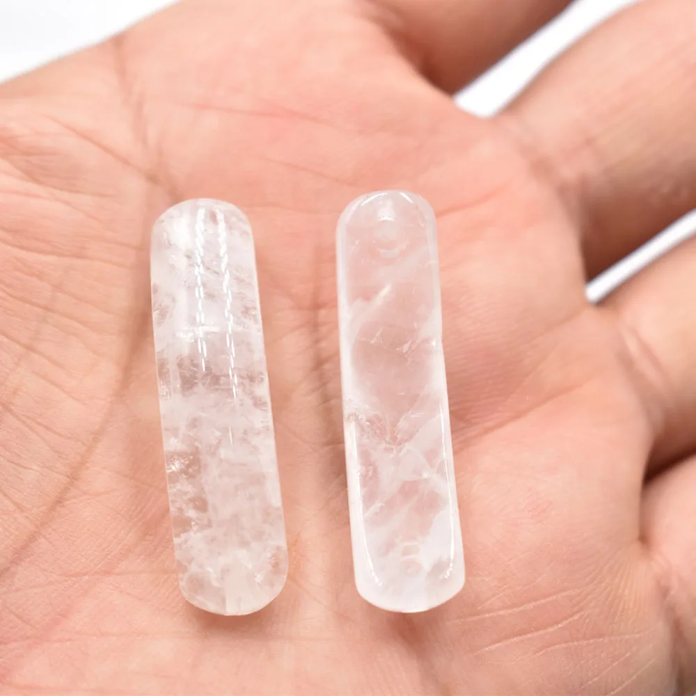 Großhandel 10 Stück/Set Natürlicher Fluorit-Stein Kristall-Verbinder Anhänger Modisches Armband Halsketten-Zubehör für Schmuckherstellung – Detail 7