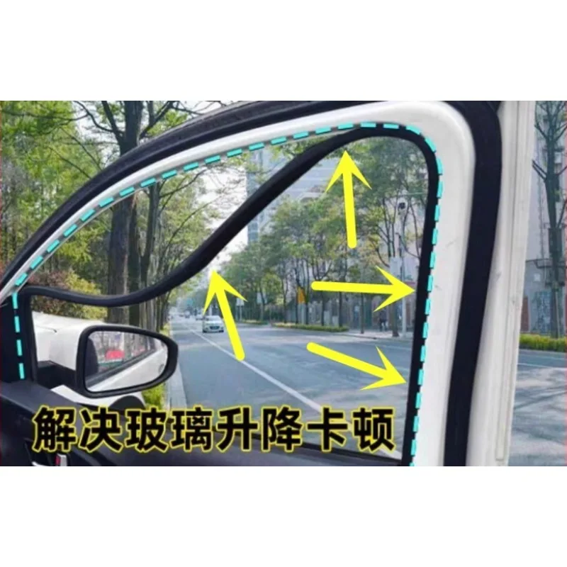 

Window Glass Felt Mud Channel Sealing Strip Front Rear Left Right for Honda CRV RD5 RD7 2002-2004