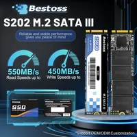 Bestoss M.2 Sata 3,0 2280 capacidad completa 120GB 128GB 240GB 256GB 480GB 512GB 1TB 2TB SSD unidad interna de estado sólido
