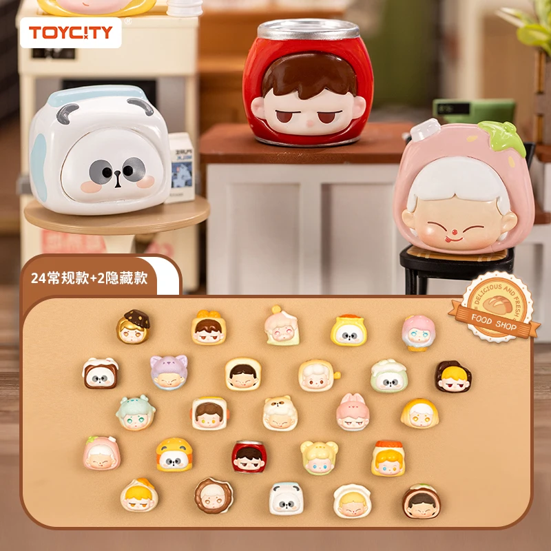 

TOYCITY "Snack Attack Series" Stick & Play Mystery Bag - Random Fridge Magnet Blind Box Figure, Birthday/Christmas Gift