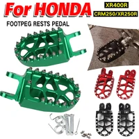 Reposapiés de bicicleta de cross, estriberas, piezas de Pedal para HONDA CRM250, CRM 250, XR250R, XR400R, XR 250R, 400R, XR 250, R 400 R, accesorios