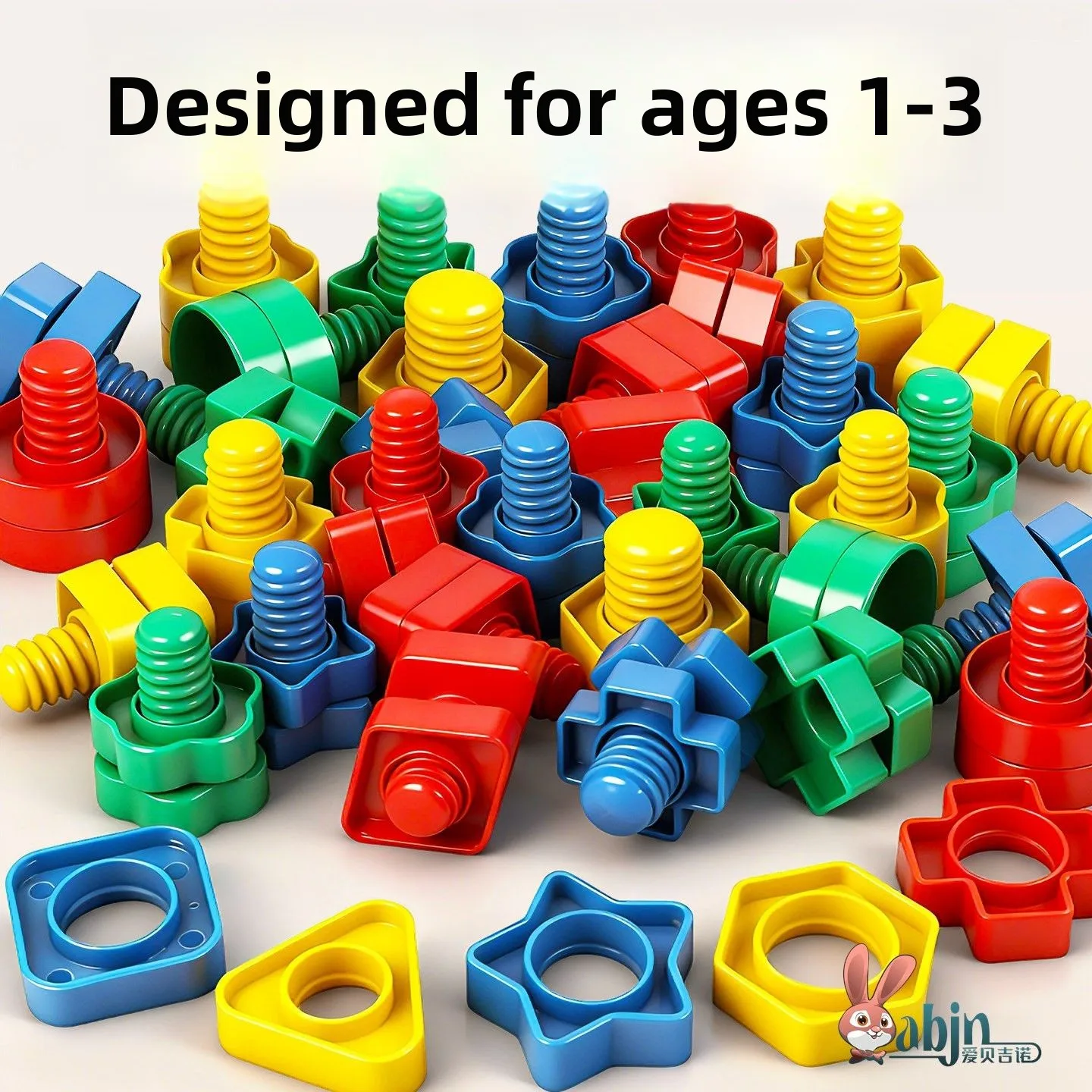 

Baby Hand Screw Assembly Blocks Children's Educational Toys Exercising Practical Skills Kindergarten Early Education Training