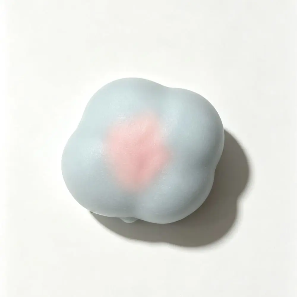 Persimmon Shape Wax Cracking Squeeze Crackable Texture Crispy Feel Crunchy Sound Ball Handmade Craft Soft Gel Fidget