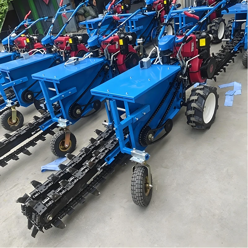 Trench Digger Machine Portable Trencher for Fiber Optic Cable Laying Underground Pipeline Installation Project Work Use