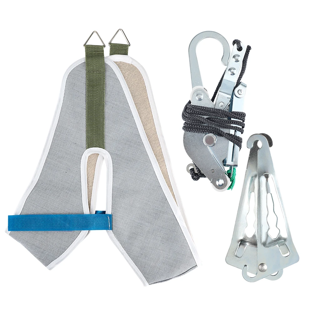 Over Door Hanging Neck Traction Kit Cushion Belt Brace Adjustable Cervical Correction Stretcher Back Head Massager Pain Relief