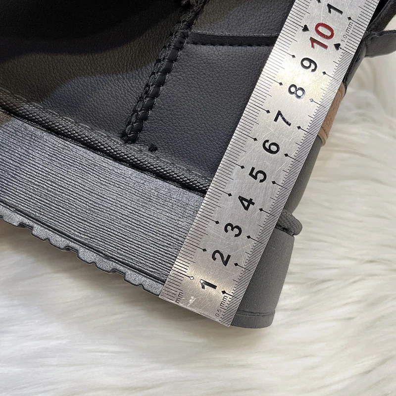 Plus Size 42 Thicken Plush Snow Boots Women 2026 Waterproof Thick Bottom Winter Boots Woman Slip On Warm Cotton Padded Shoes view 4