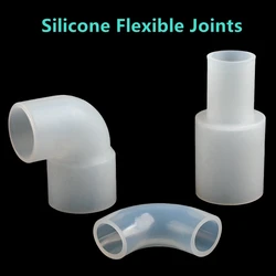 1~5PCS Silicone Flexible Joints Reducing Direct Elbow Hose Accessories Tube Flexible Drink Water Soft Connector Food Grade