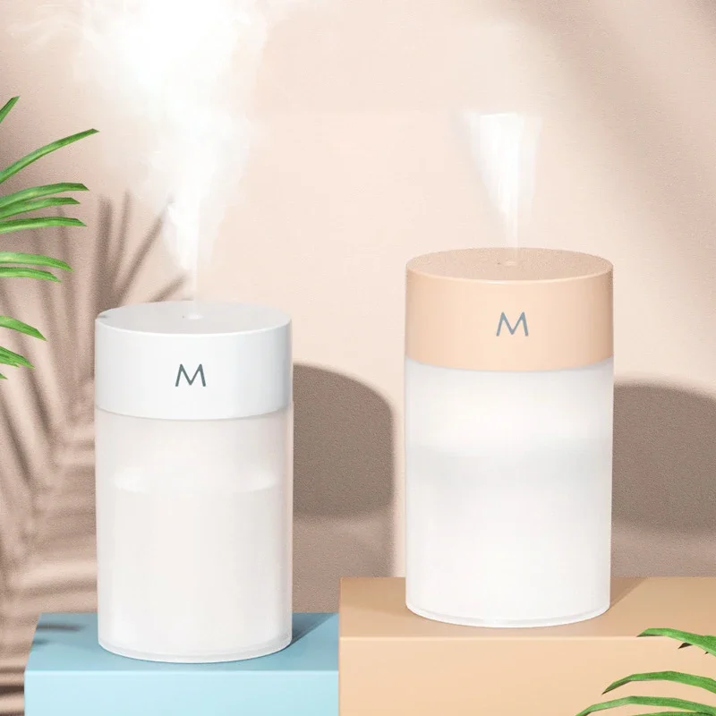 

Mini Car Humidifier Portable Cool Mist Ultrasonic Air Humidifiers Cute Desk USB Cup 200ML Spray 4/6H for Home Office Outdoors