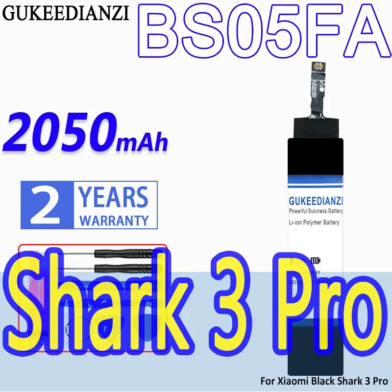 

Аккумулятор GUKEEDIANZI большой емкости BS05FA 2050 мАч для Xiaomi Black Shark 3 Pro 3Pro