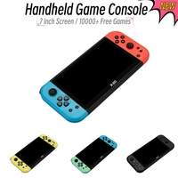 10000 Free Games X80 Portable Game Console 7 Inch Screen Handheld Game Player 16GB For PS1/MAME Retro Arcade Game Support TV Out