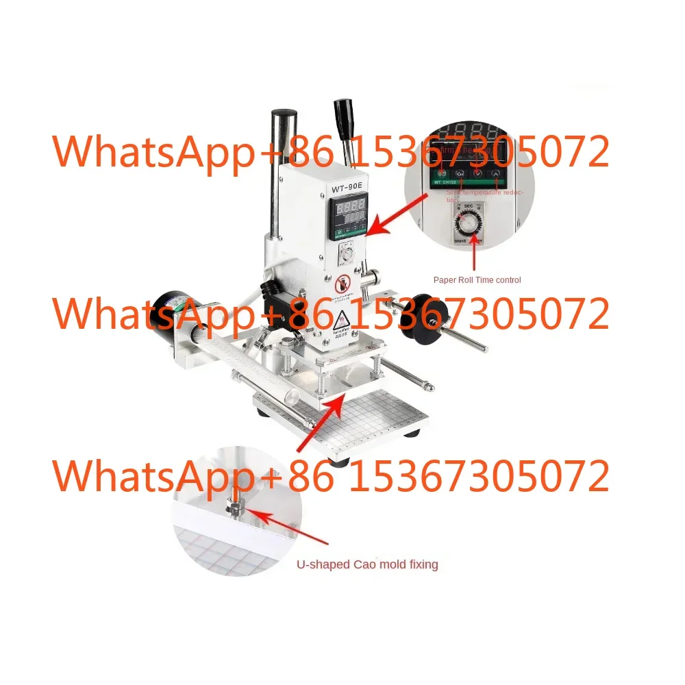 

Автоматическая машина для горячего тиснения фольгой, ручная цифровая машина для карточек из ПВХ, кожаная бумага, дерево, термопресс для тиснения на заказ