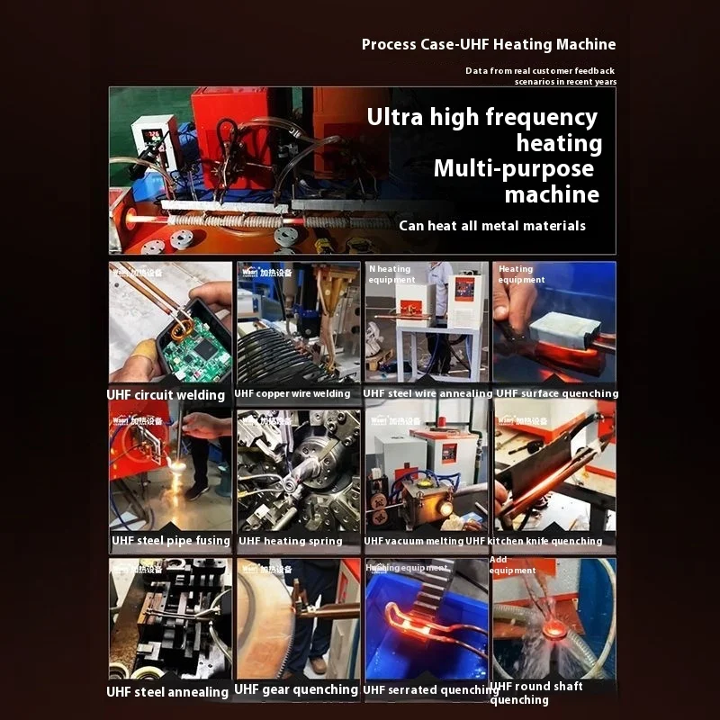 High Induction Handheld Copper Tube Welding Machine, Quenching Annealing, Medium Frequency Heating Heater Equipment