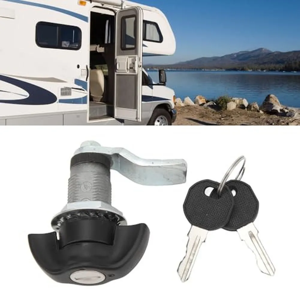 Cylinder Cam Lock with 2 Keys for RV Interior Locking Panels for campers for caravans Yachts and Mobile Logistics Units