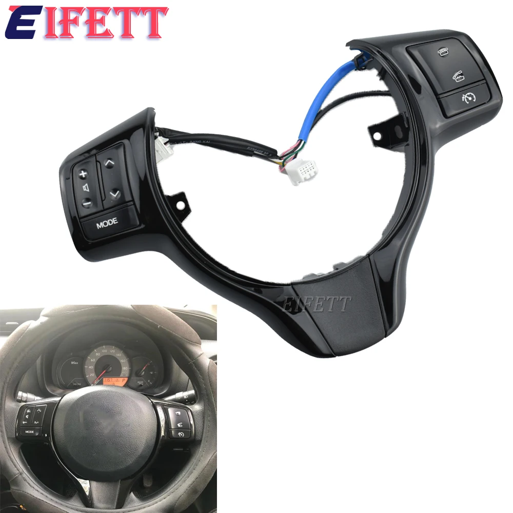 84250-0D020 Top Quality Multi-media Steering Wheel Switches Buttons For Toyota Vitz / Yaris 2012 2013 2014 2015 2016