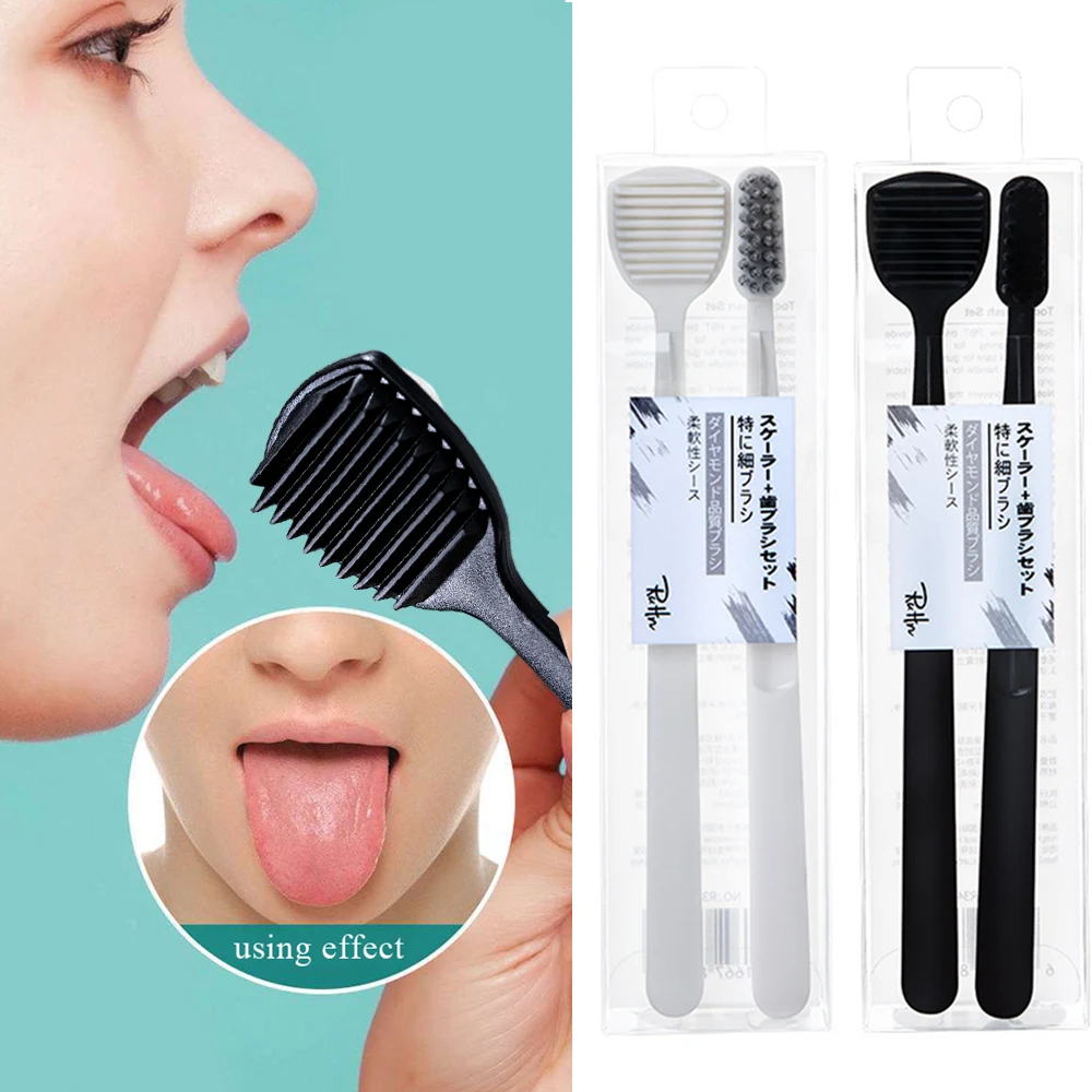 

Silicone Oral Care Fresh Breath Tongue Scraper Bad Breath Sweeper Toothbrush Oral Hygiene Tongue Clean Oral Cleaning Tool