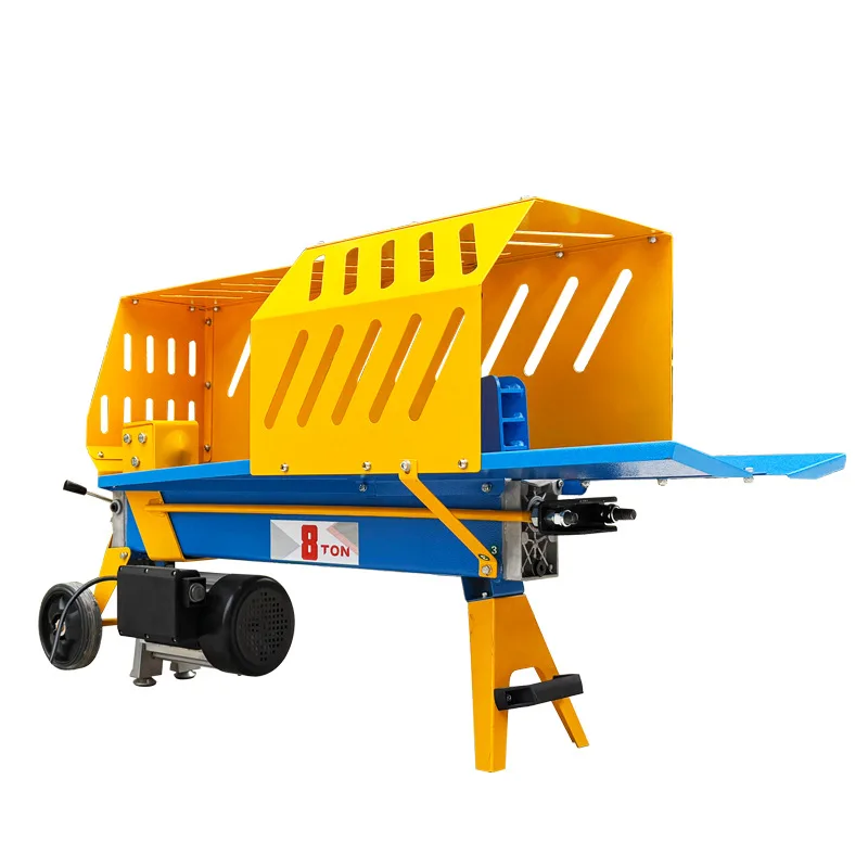Hydraulic Wood Splitter Machine Electric Log Splitter Wood Log Splitter With Conveyor for Firewood Processor