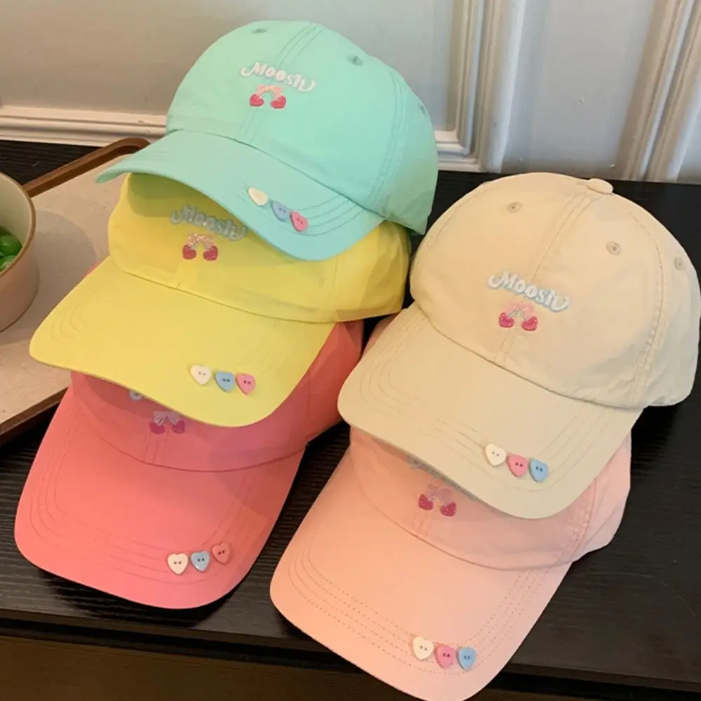 

Хлопковая бейсболка вишневого цвета, дышащая регулируемая повседневная солнцезащитная шляпа, защита от солнца, защита от ультрафиолета, широкие поля, большая кепка для путешествий, пляжная кепка