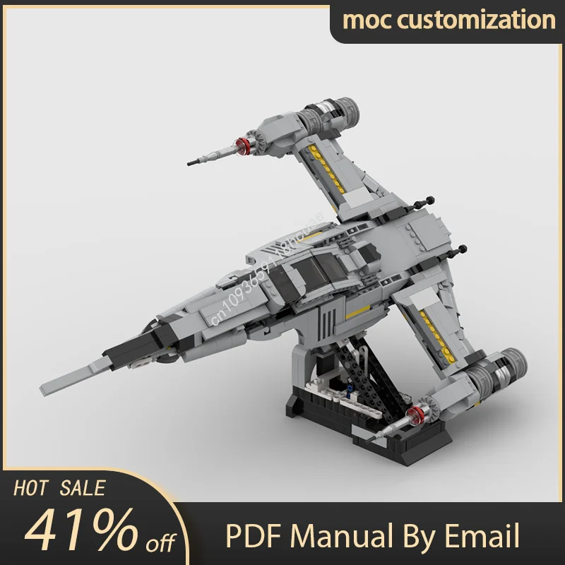 

NEW 1148PCS Moc Star Battle The Mandalorian's N-1 Starfighter Building DIY Blocks Creative Assembly Bricks Toys Kid Holiday Gift