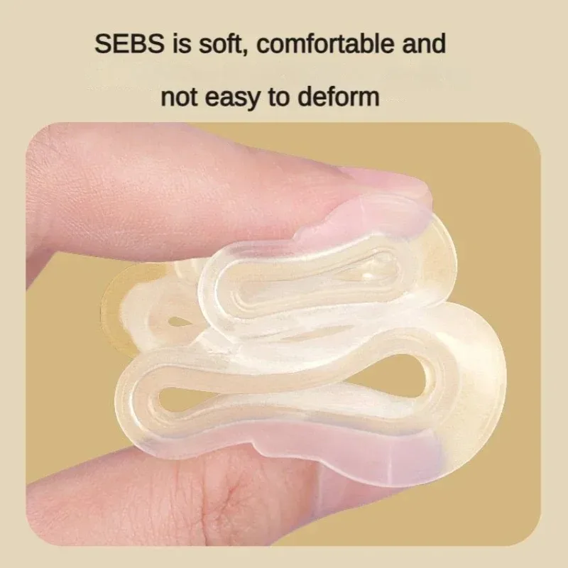 1Pair Hammer Gel Thumb Foot Care Splitter Bunion Corrector Silicone Overlap Separators Toe Orthosis Clip Pads