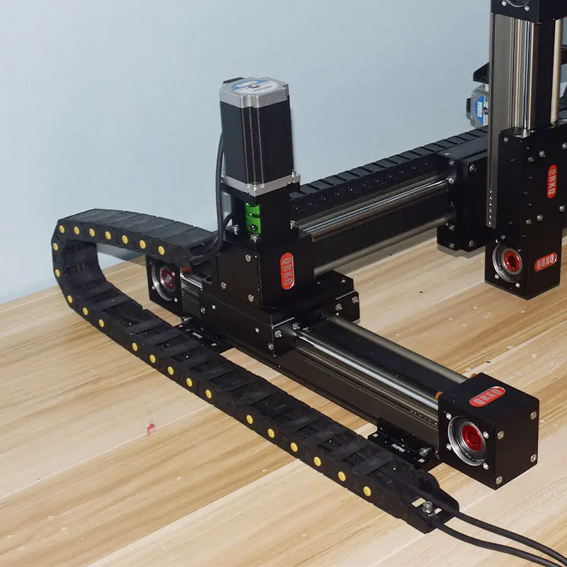 Gantry High Speed Low Noise Guide Double Rail Belt Drive Precision  Linear Actuator Linear Guide