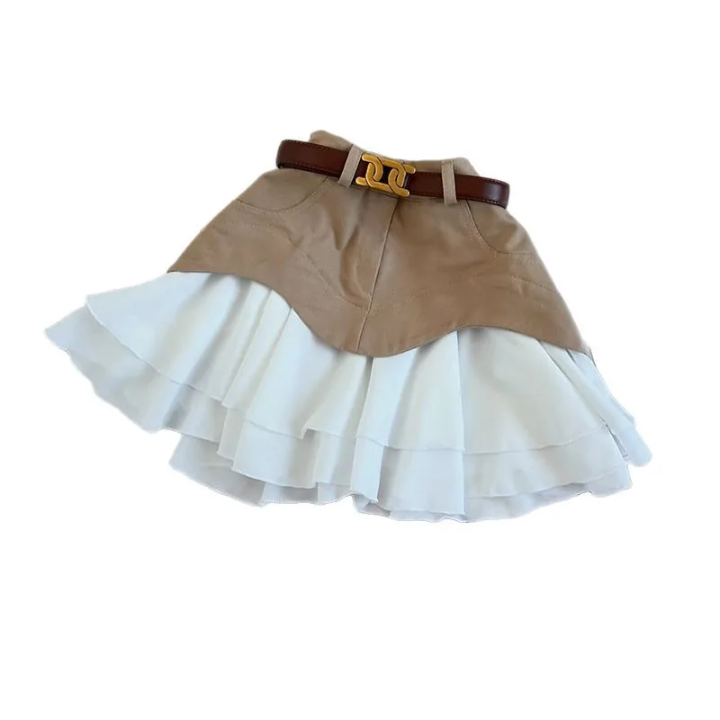 European and American Cross-border Women's Clothing 2026 Summer New Ruffle Edge Cake Skirt Small Short Skirt High Waist Skirt
