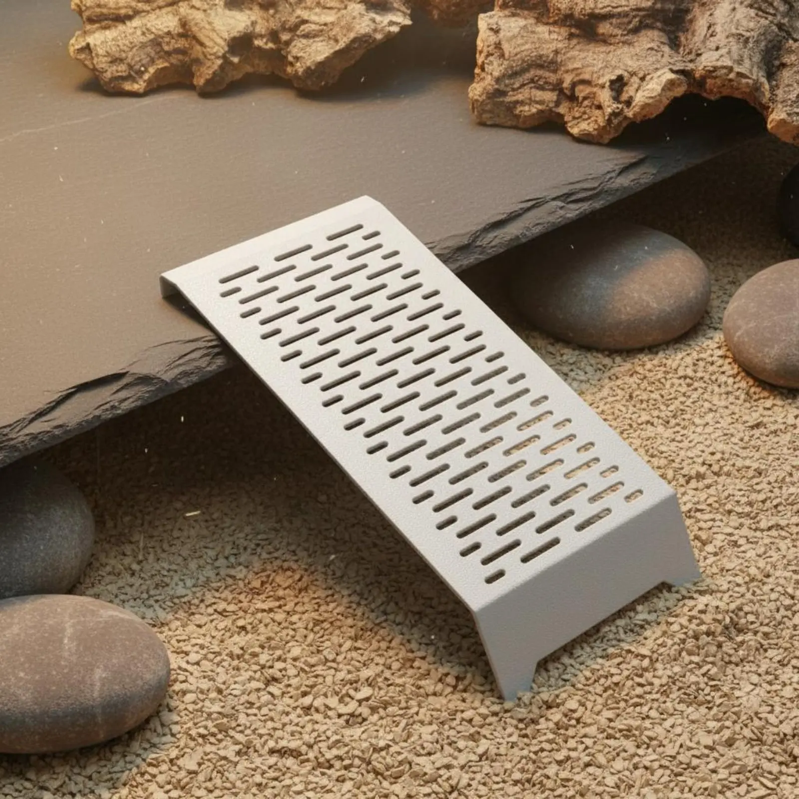 TurtleBaskingRampEasytoCleanWaterproofTurtleLadderAmphibianClimbingRampSturdyDesignTortoiseRestingTerrace-AliExpress