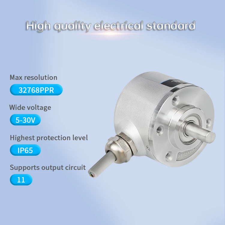 

S38 encoder 100/200/360/400/600/1000P/R DC 5V-24V 100P 200P 360P 600P 1000P incremental rotary encoder 2 Phases 6mm Shaft