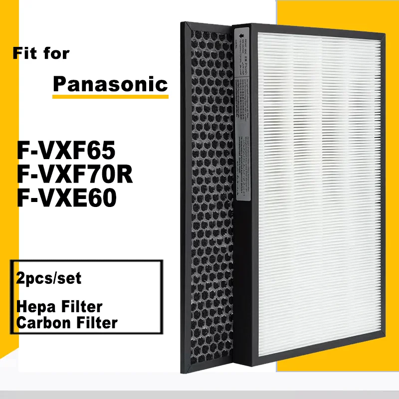 HEPA Filter F-ZXFP70Z Deodorizing Filter F-ZXFD70Z for Panasonic Air Purifier F-VXF65 F-VXF70R F-VXE60