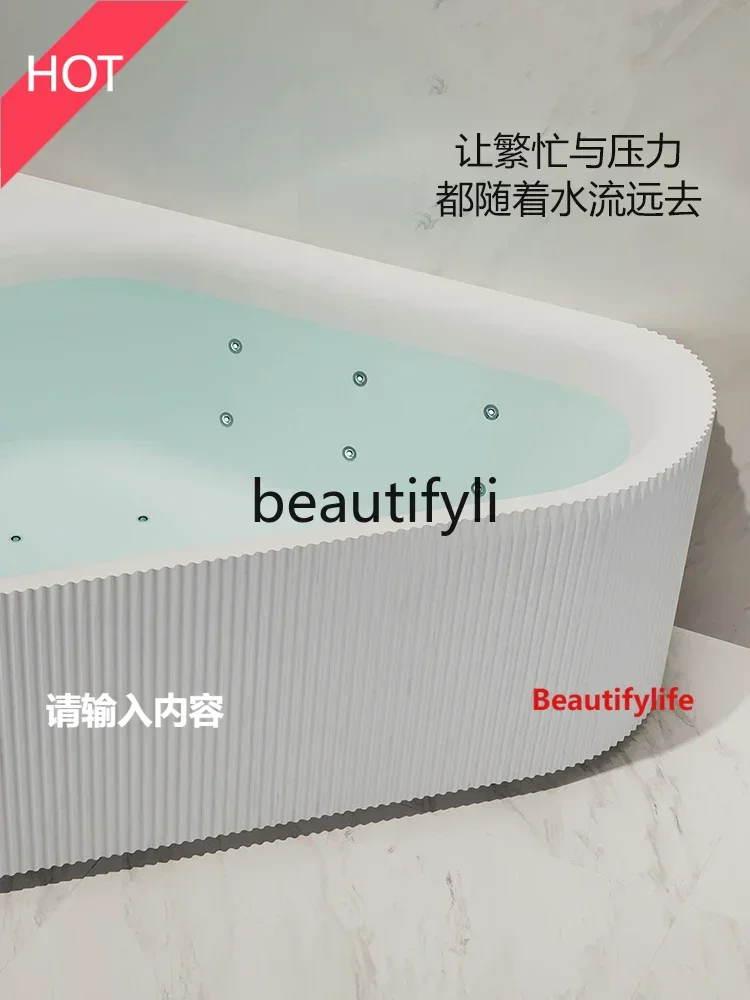 

smt03A ss Asmt14 Треугольная акриловая ванна для серфинга Jacuzzi с вертикальной полосой для семейного отеля B & B с подогревом