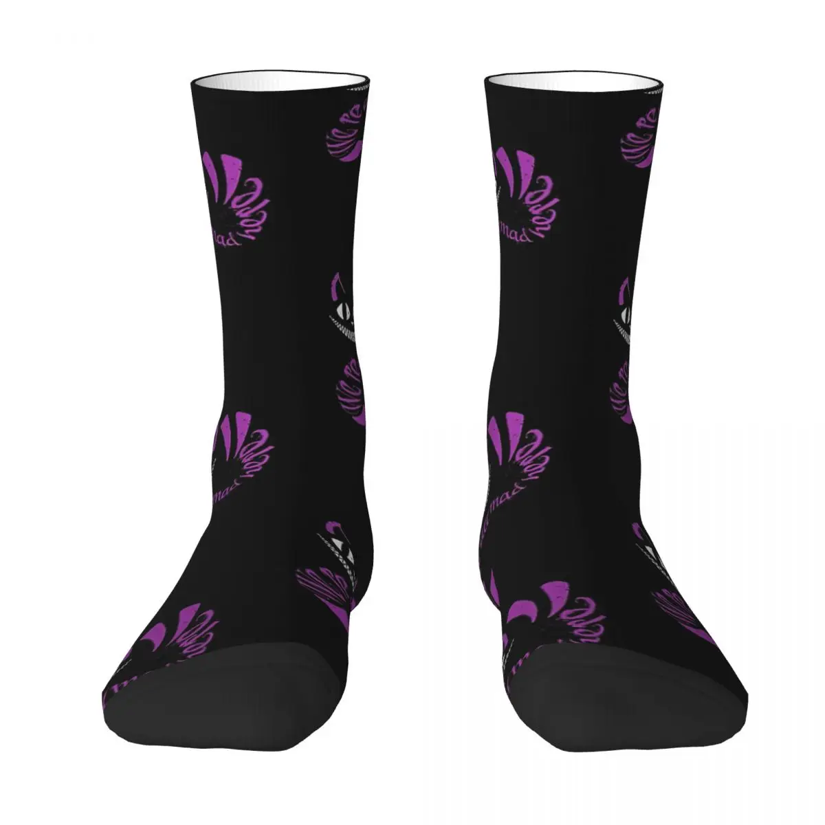 We're All Mad Here calcetines para adultos, calcetines Unisex, calcetines para hombre y mujer