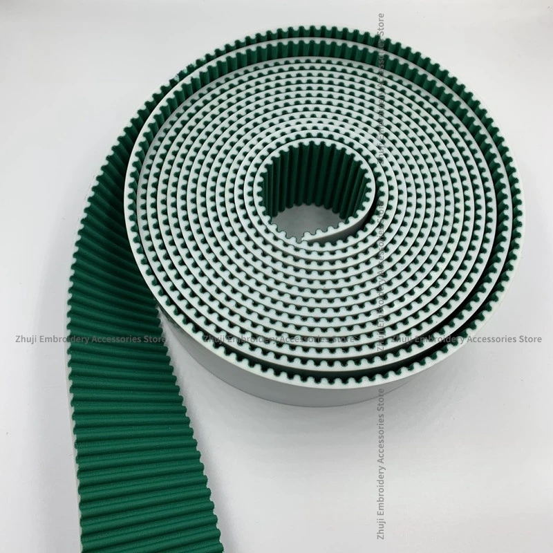 1M Embroidered Frame Belt Taboret Open Green Belt 5m Tooth Round Tooth 3cm 3.5cm 4cm 4.5cm 5cm Computer Embroidery Machine