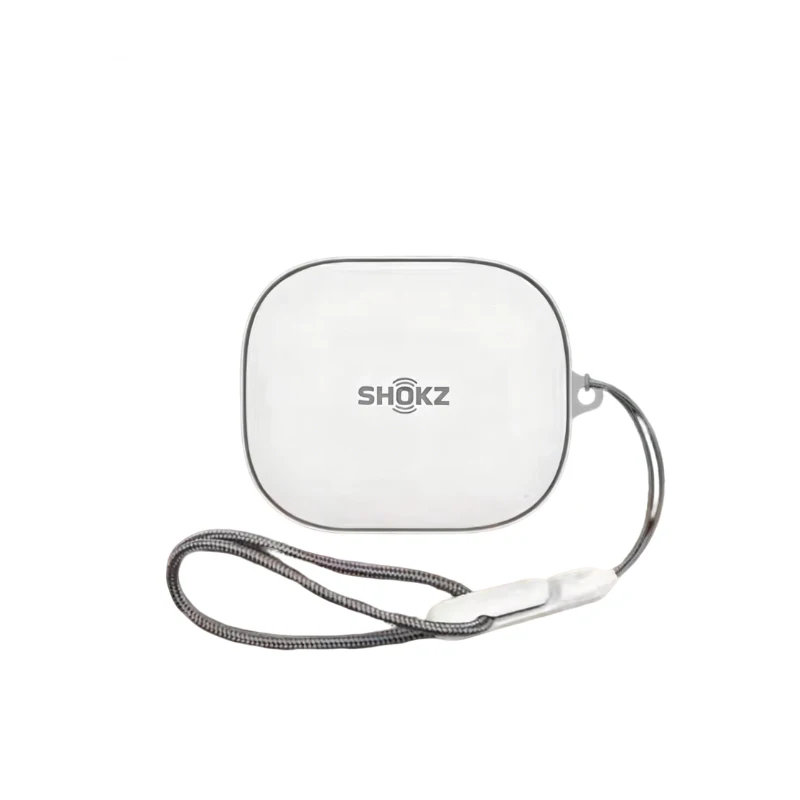 Für SHOKZ OpenFit Pro Klare TPU-Hülle Transparente Kopfhörer-Schutzhülle Bluetooth-Kopfhörer-Gehäuse Tragbare Kopfhörerhülle