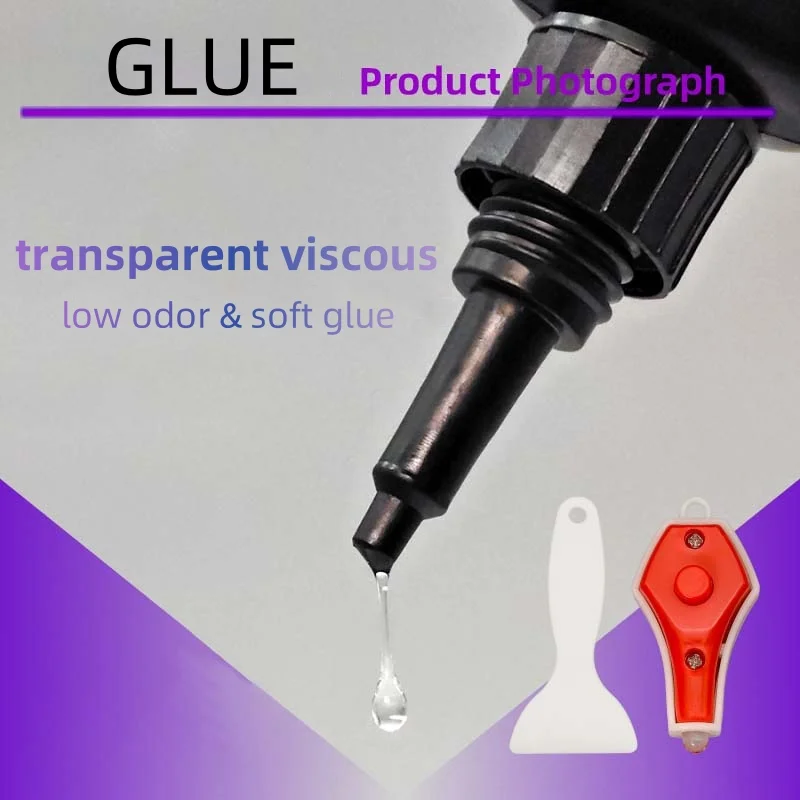 2024 New UV Glue Carbon Fiber Repair Adhesive 25ML Fast Drying Strong For Helmet Car Fibre Housing Fishing Rod Transparent Glue