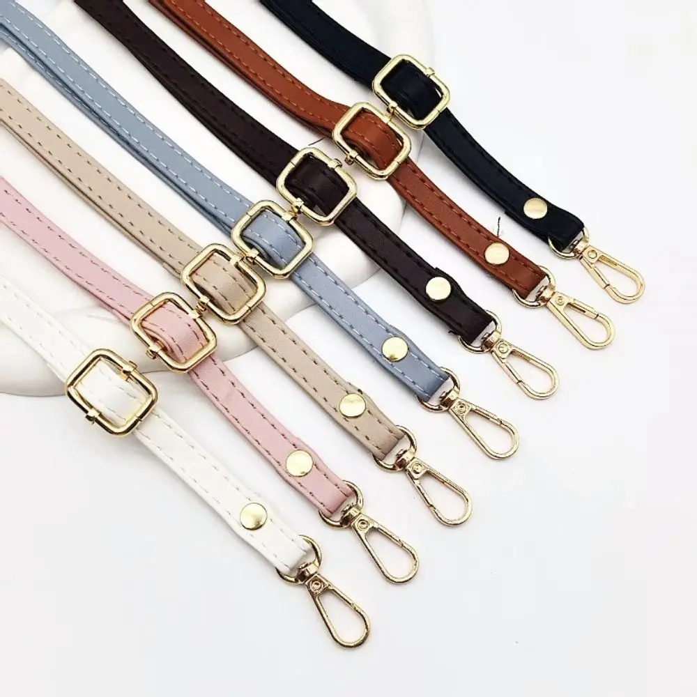 New Fashion 130cm Bag Strap Leather Adjustable Crossbody Strap Multiple Colors Replacement Belt