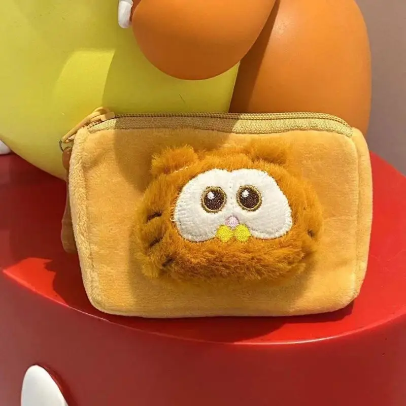 5.5 سنتيمتر/2.17in أفخم سلاسل المفاتيح غارفيلد قلادة Kawaii الحيوانات المحشوة الأجهزة الطرفية غرزة العناصر لطيف فتاة لعبة هدية محفظة نسائية للعملات المعدنية