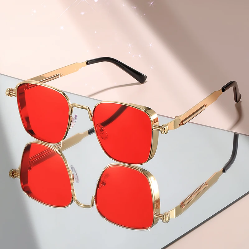 نظارات شمسية معدنية راقية على طراز الشرير، نظارات شمسية مخصصة لحفلات الهيب هوب في الشوارع، عناصر عصرية #4